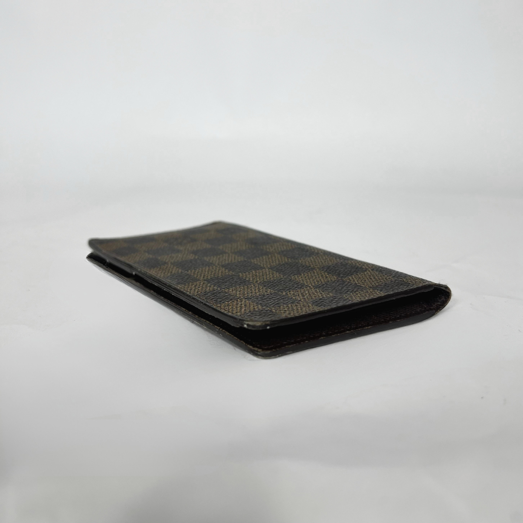 Folded wallet with a pattern on a white background