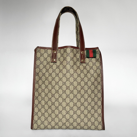 Gucci 2-way Tote Monogram Canvas