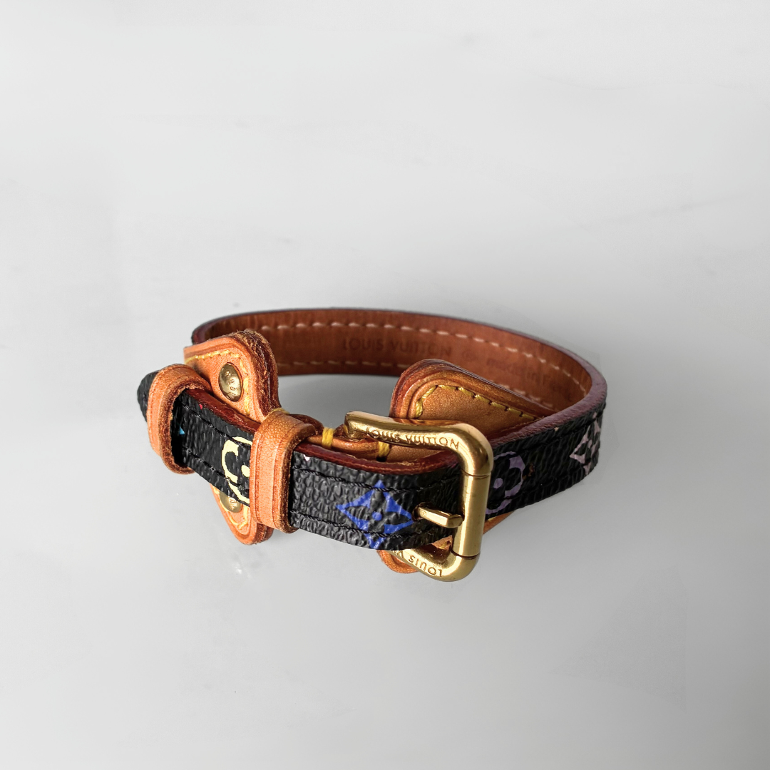 Louis Vuitton Nanogram Multicolor Black Bracelet