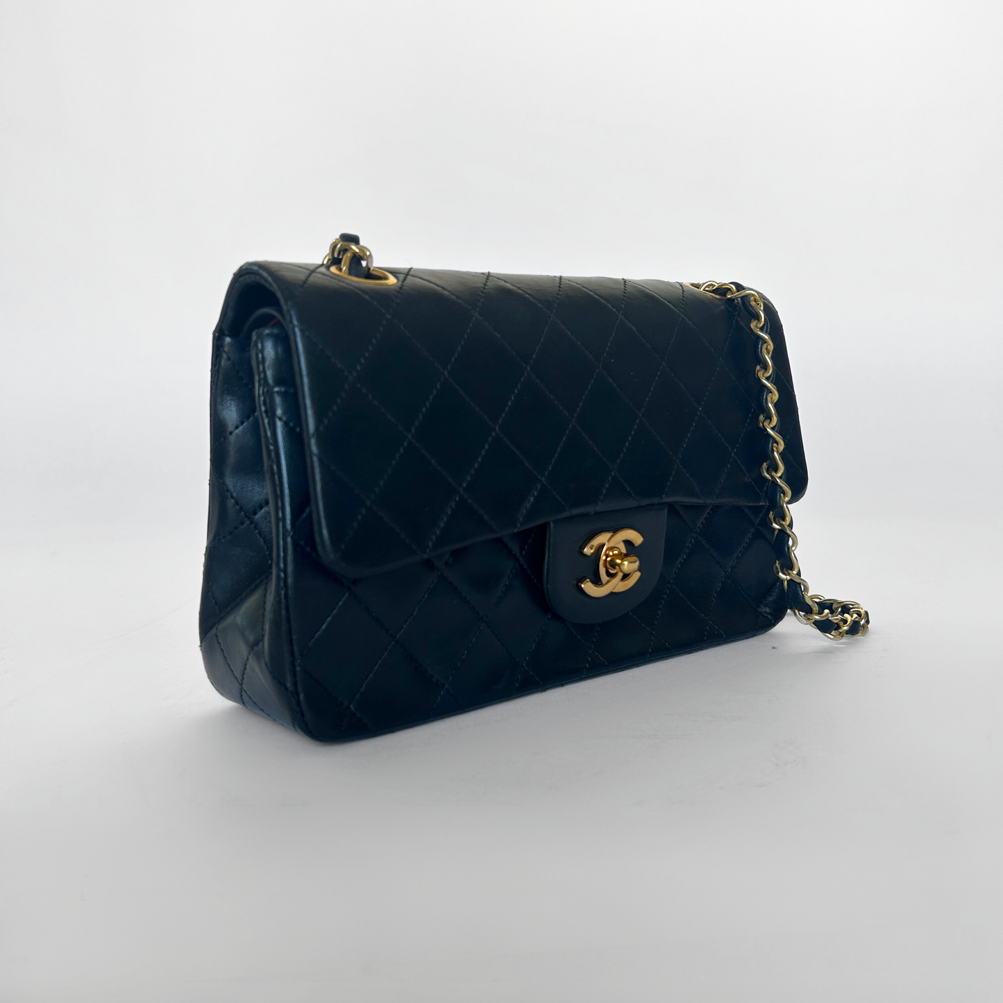 Chanel Classic Flap Bag Small Lambskin Leather