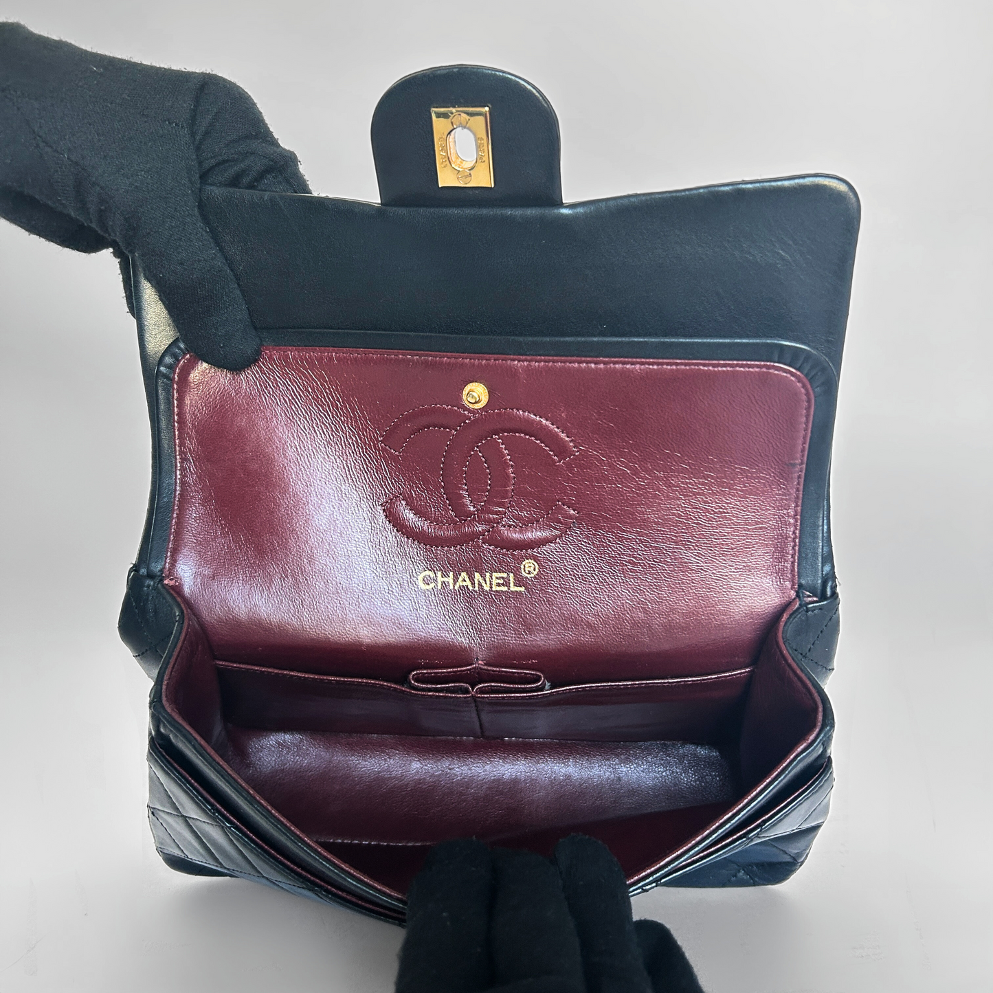 Chanel Classic Flap Bag Small Lambskin Leather