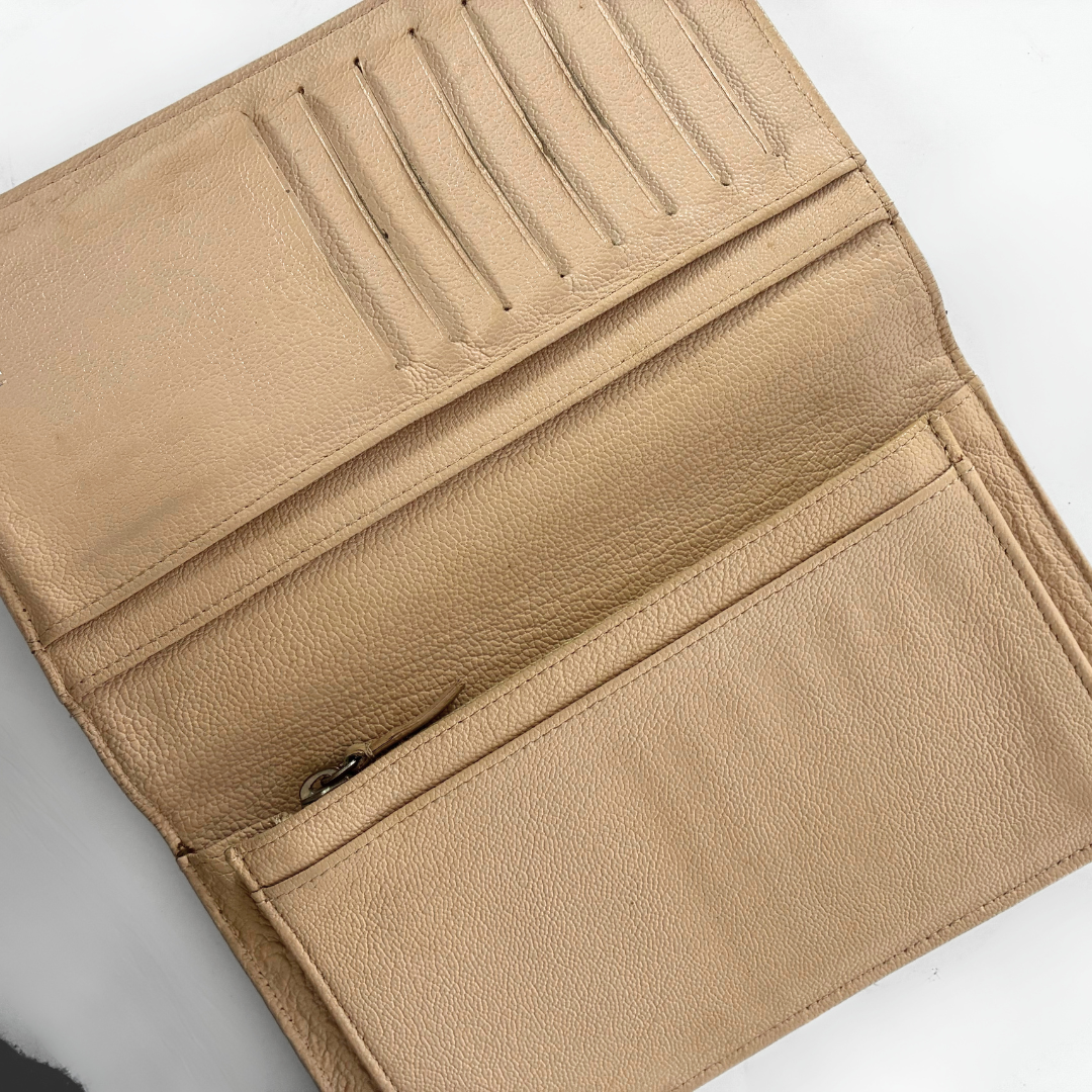 Chanel Wallet Large Lambskin Leather