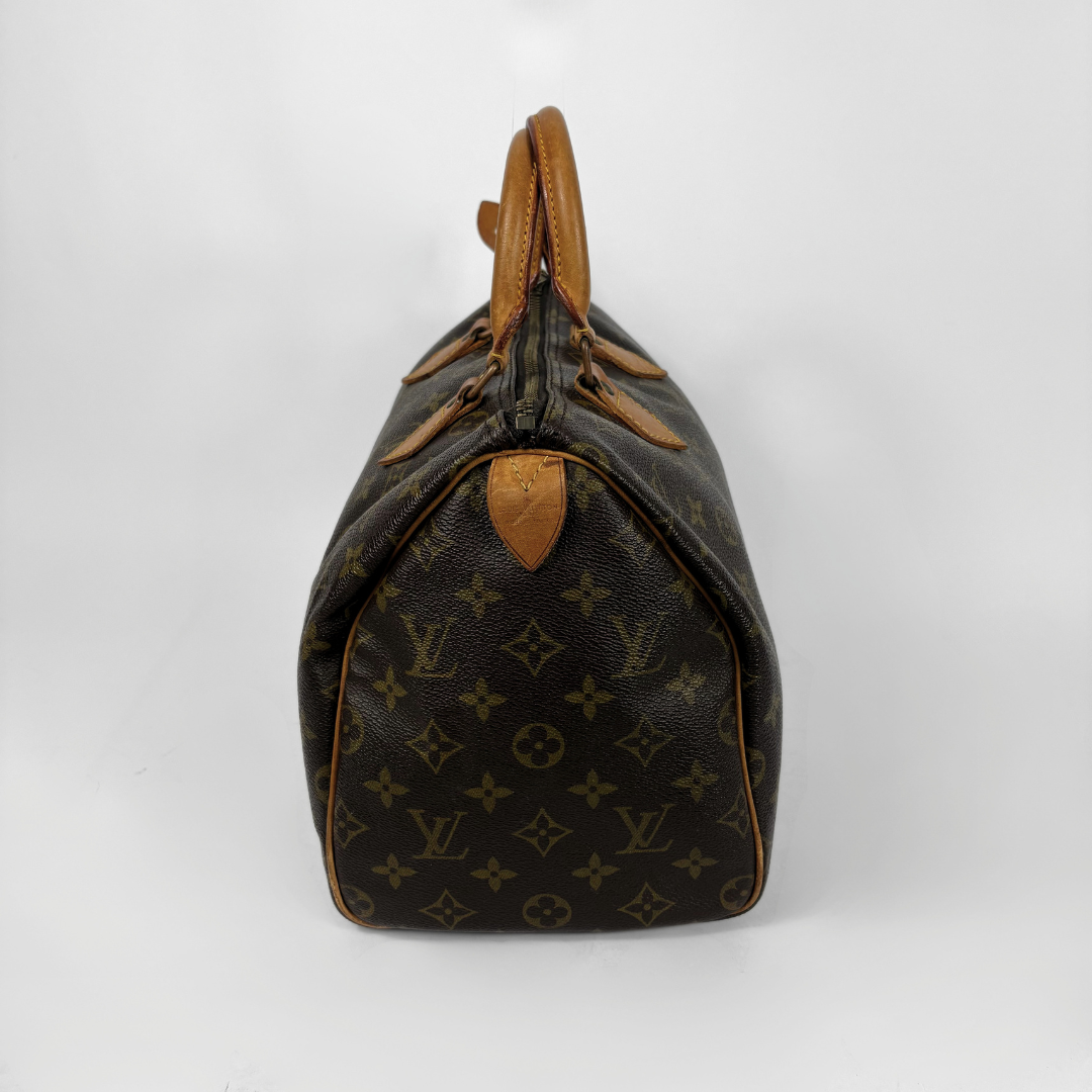Louis Vuitton Speedy 30 on a white background