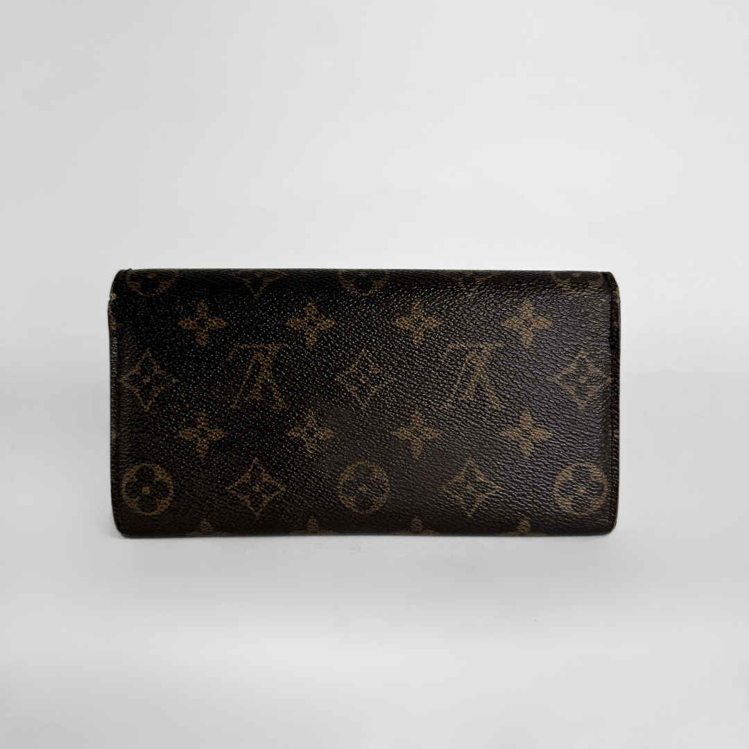 Louis Vuitton wallet on white background
