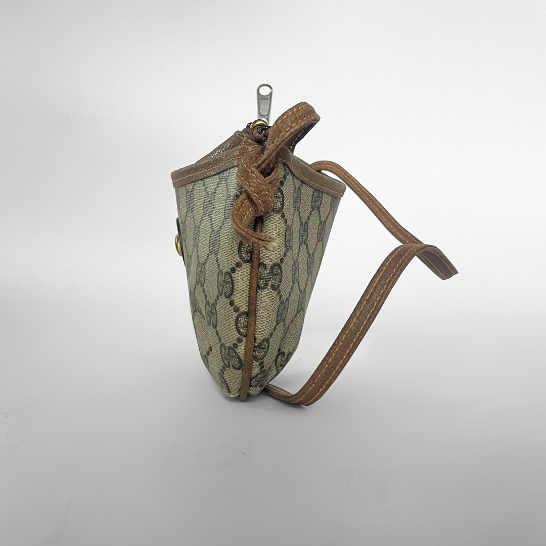 Gucci Vintage Crossbody Bag Canvas