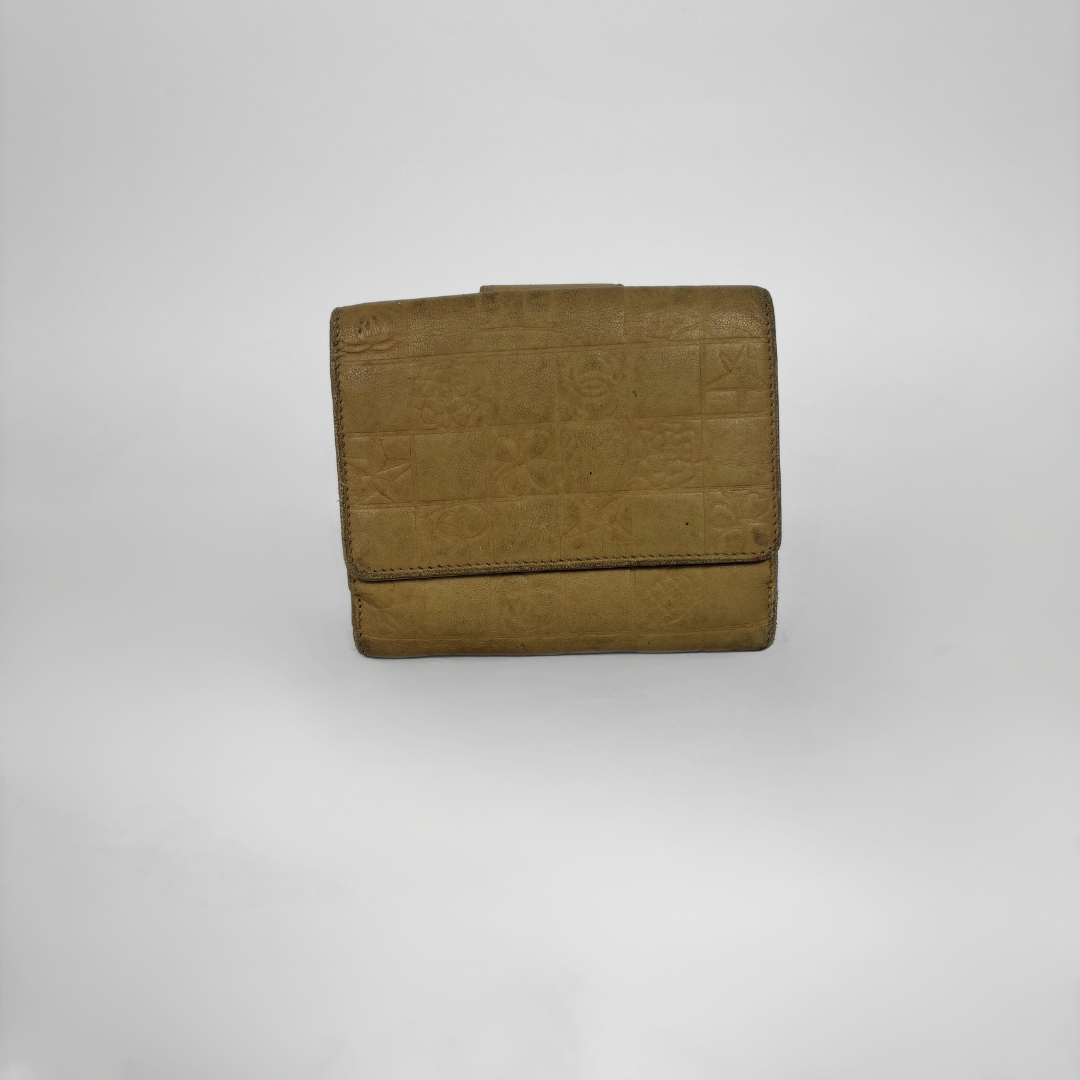Chanel yellow small wallet