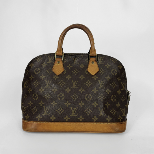 Louis Vuitton Alma Monogram Canvas on a white background