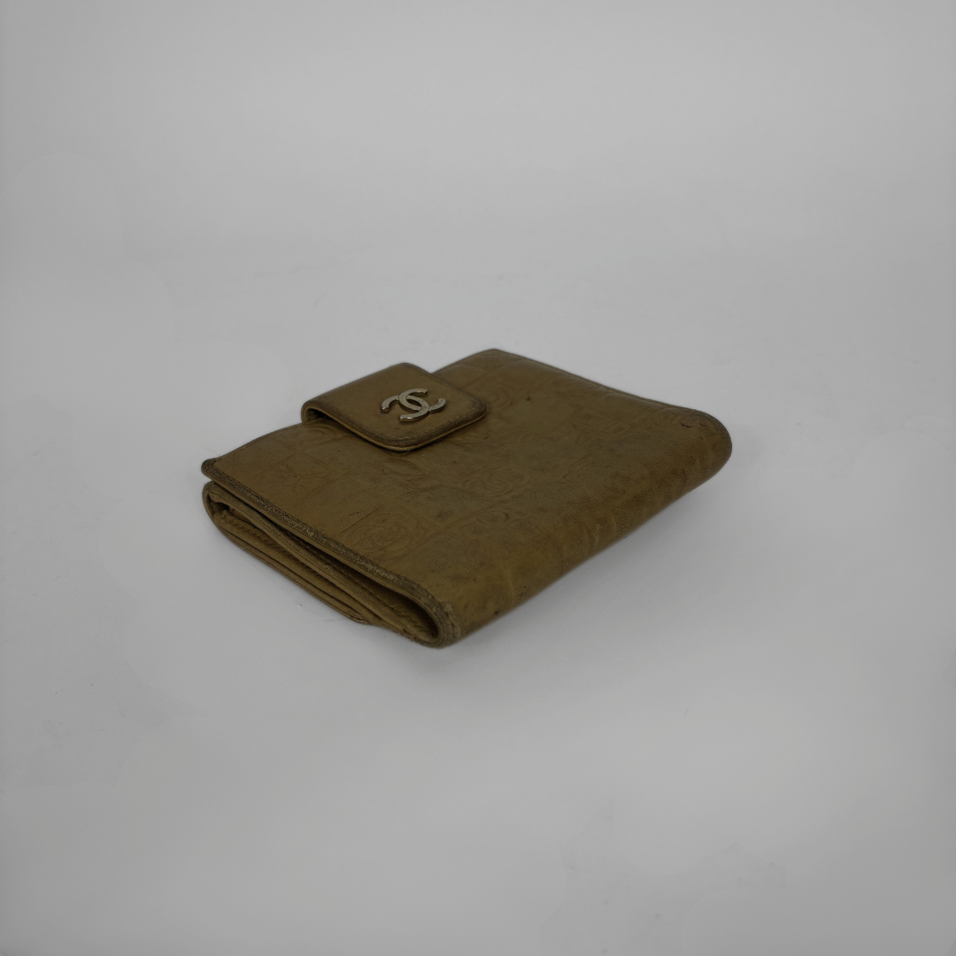 Chanel yellow small wallet