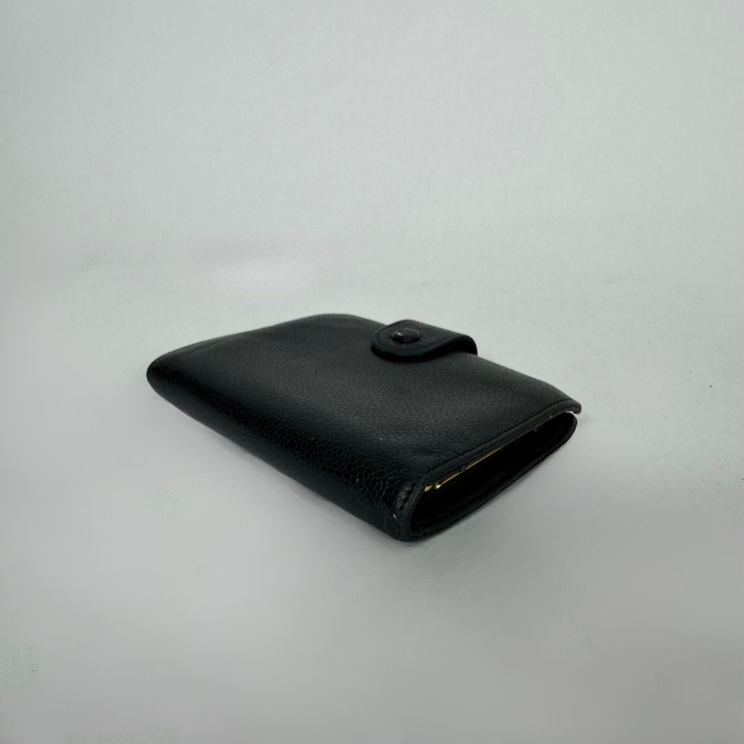 Chanel Wallet Caviar Small on a whıte background