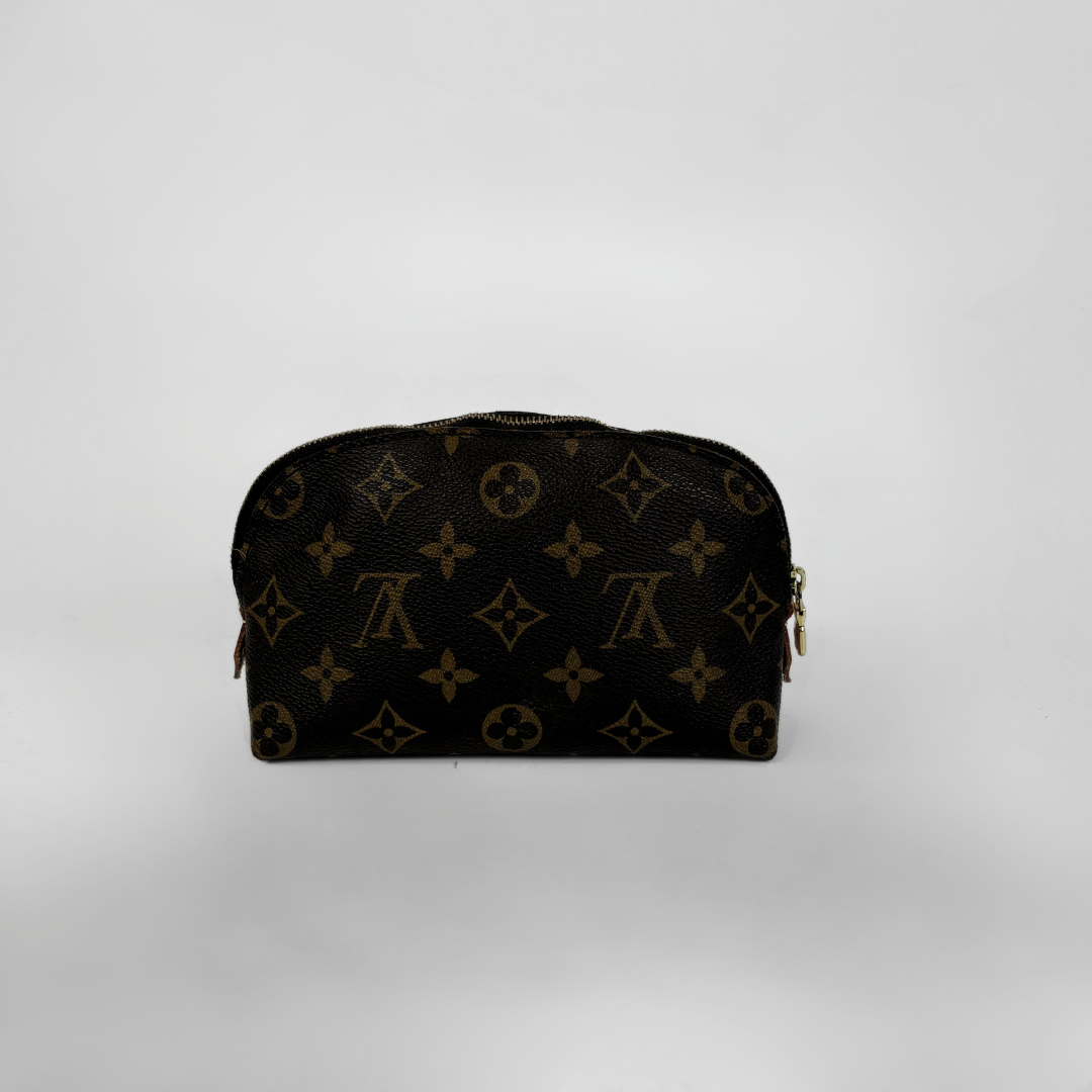 Louis Vuitton Cosmetic Pouch Monogram Canvas on a white background