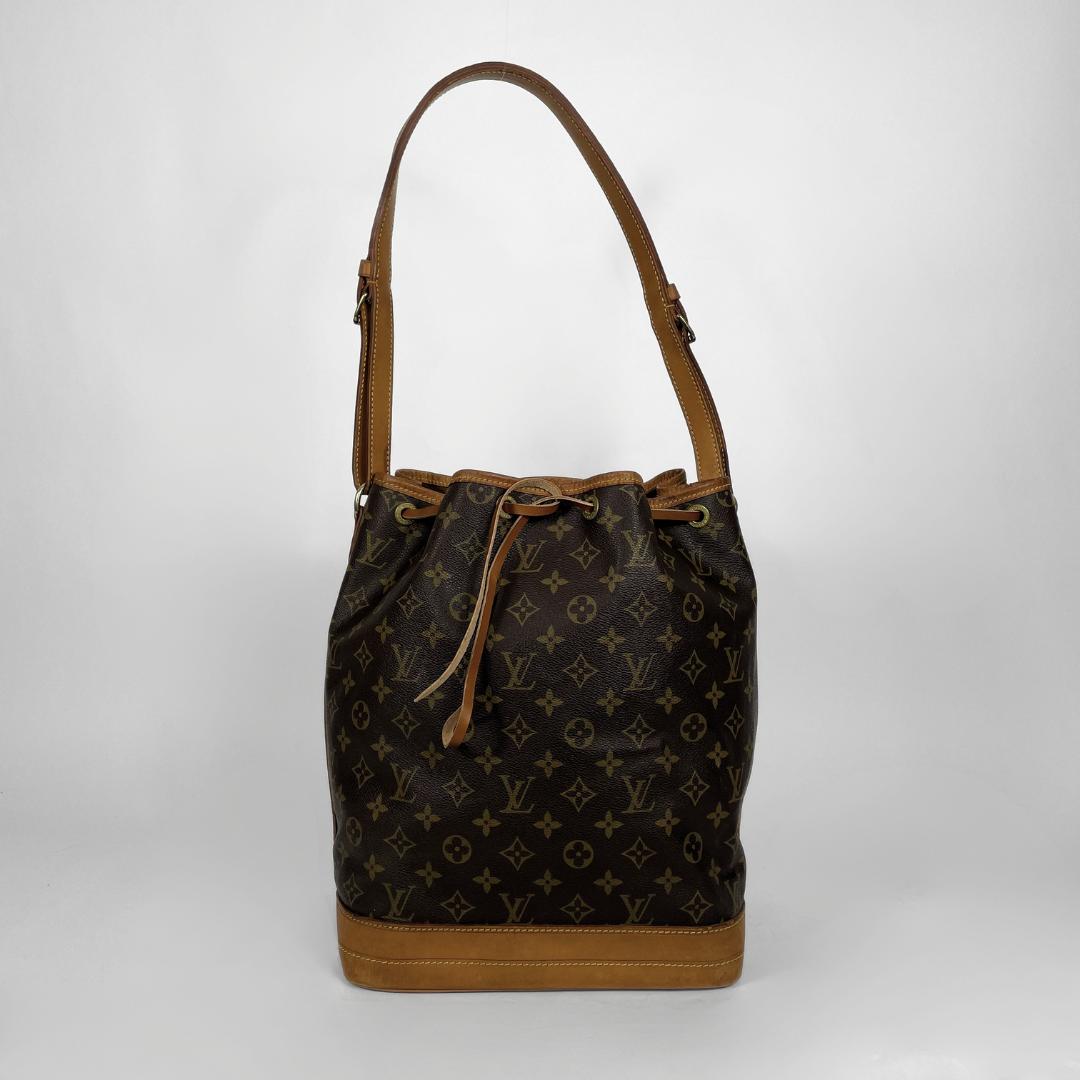 Louis Vuitton Noé Monogram Canvas on a white background