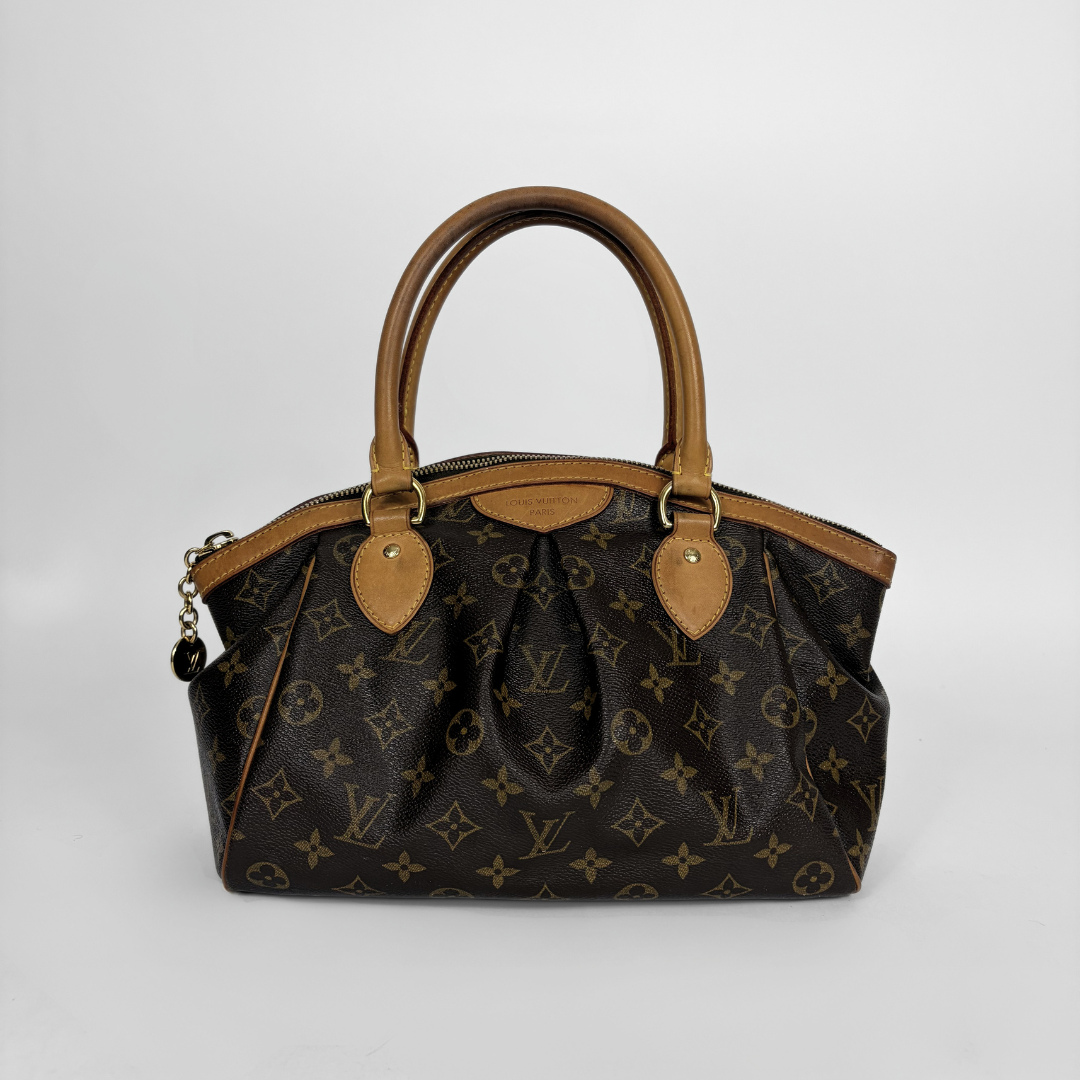 Louis Vuitton Tivoli PM Monogram on a white background