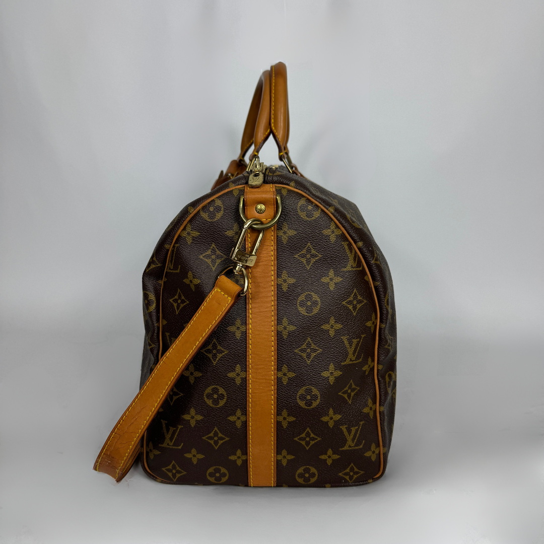 Louis Vuitton Keepall on white background