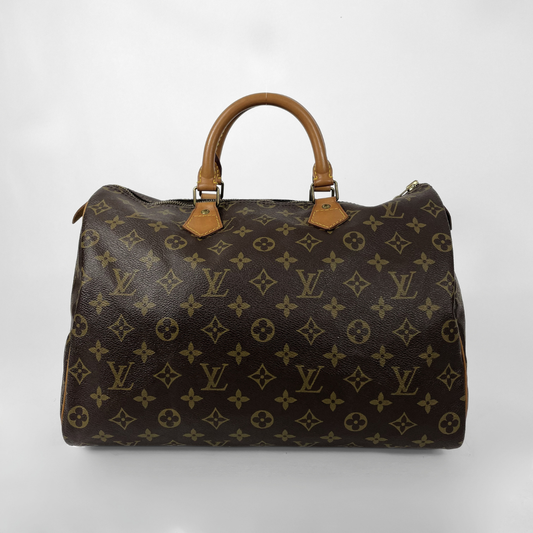 Louis Vuitton Speedy 35 on a white background