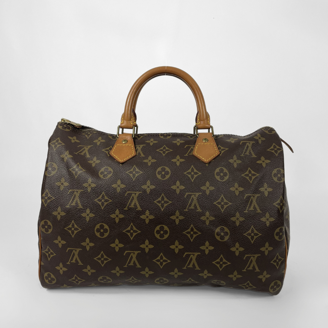 Louis Vuitton Speedy 35 on a white background