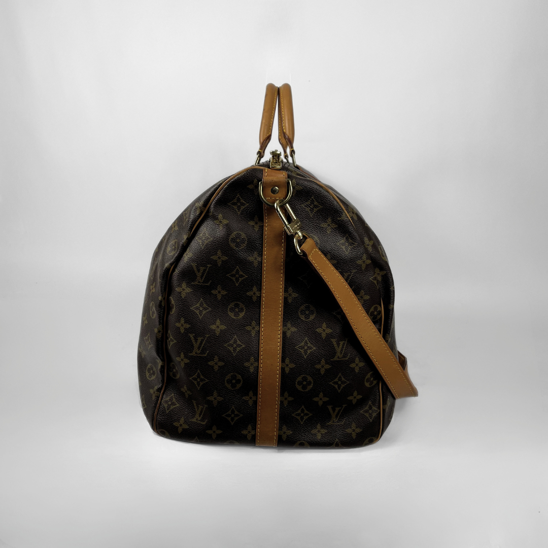 Louis Vuitton Keepall 60 Strap on a white background