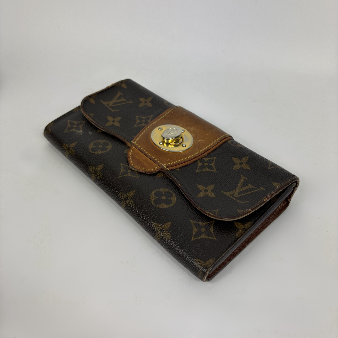 Louis Vuitton Wallet in front of white background