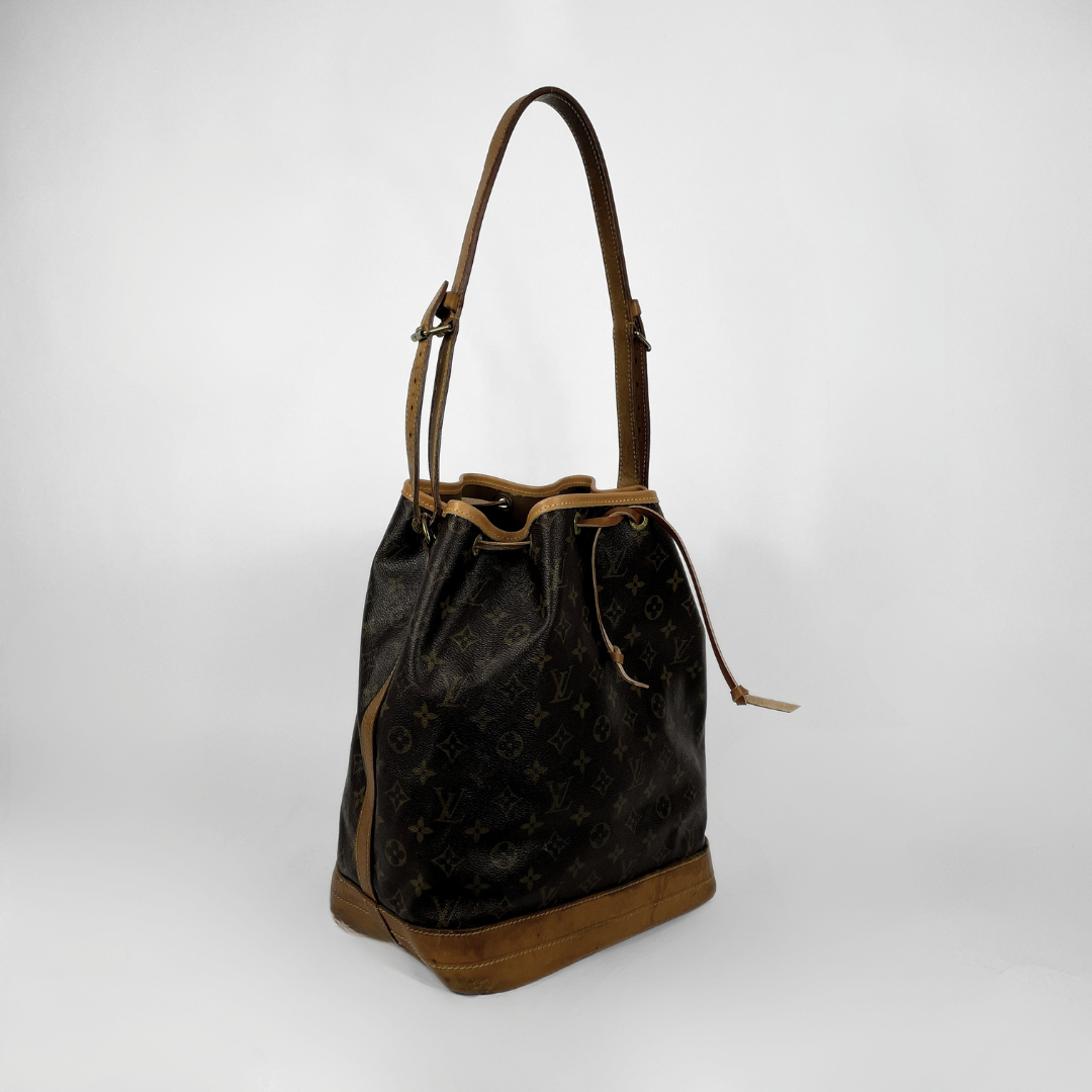 Louis Vuitton Noé Monogram Canvas on a white background
