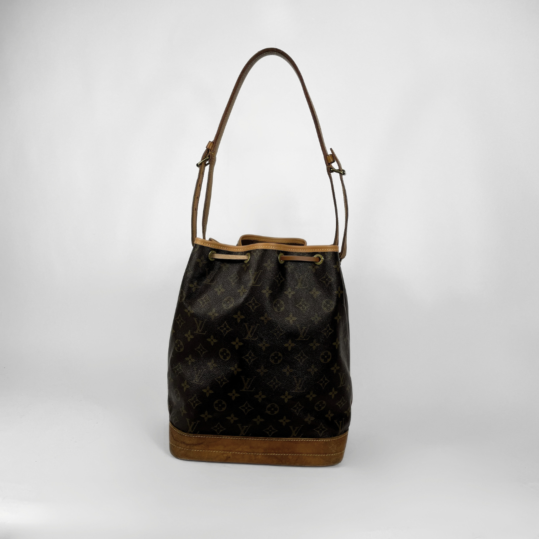 Louis Vuitton Noé Monogram Canvas on a white background