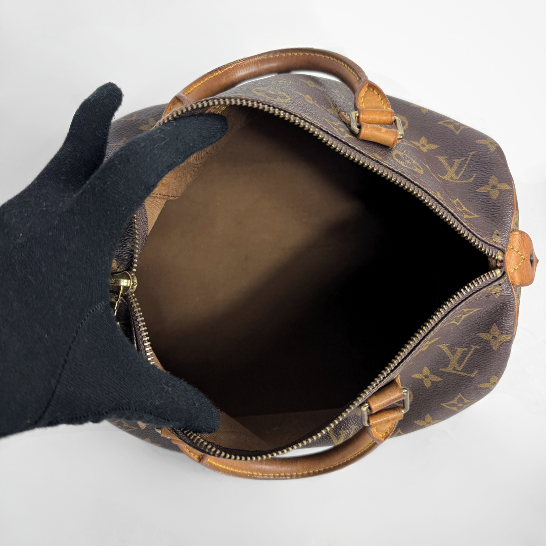 Louis Vuitton Speedy 30 on a white background