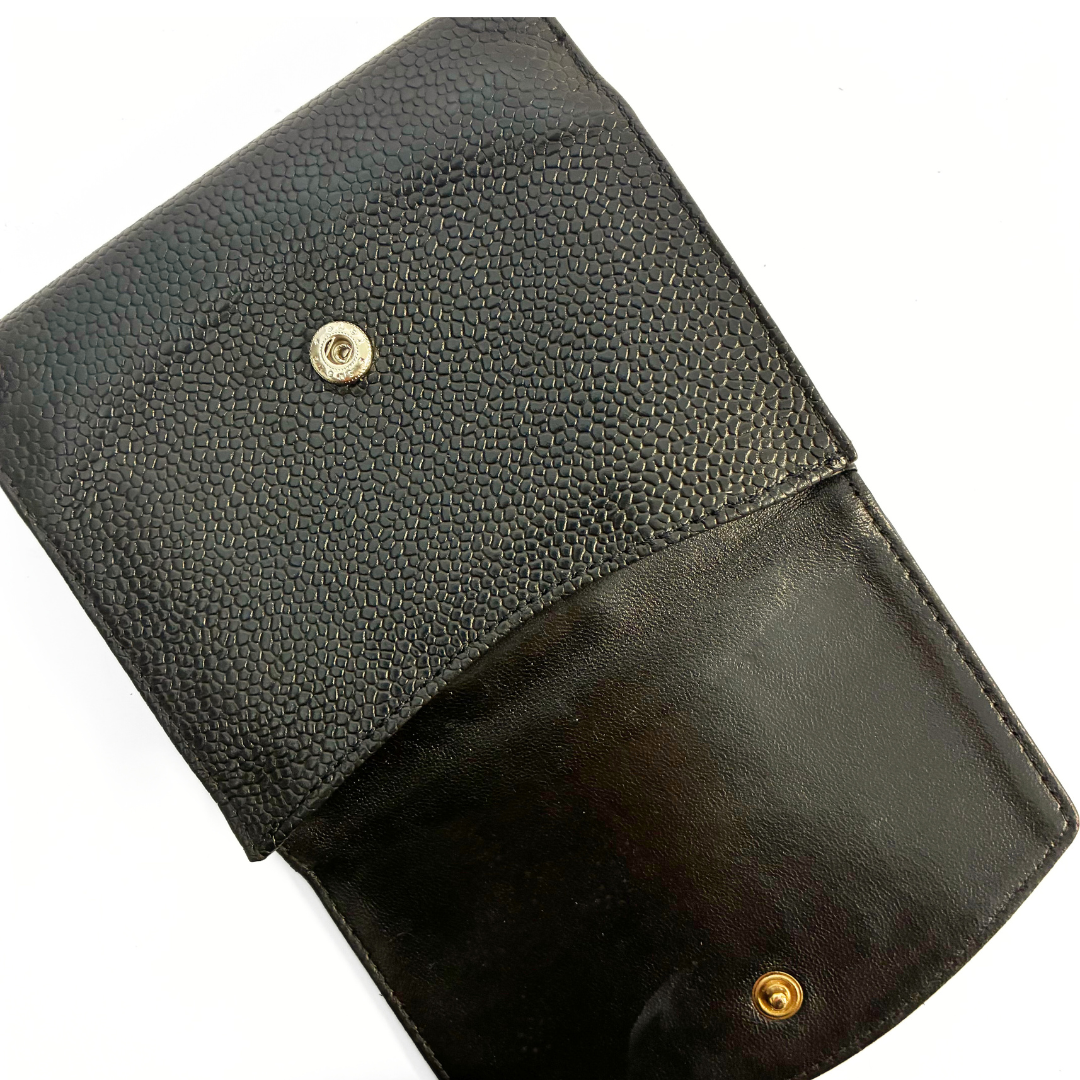 Chanel Wallet Small Caviar Leather