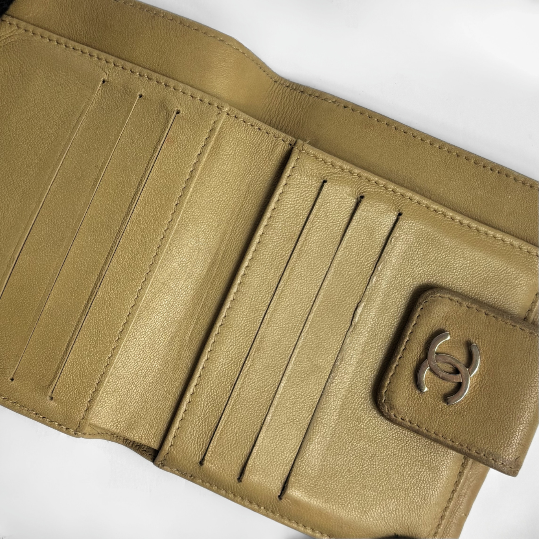 Chanel yellow small wallet