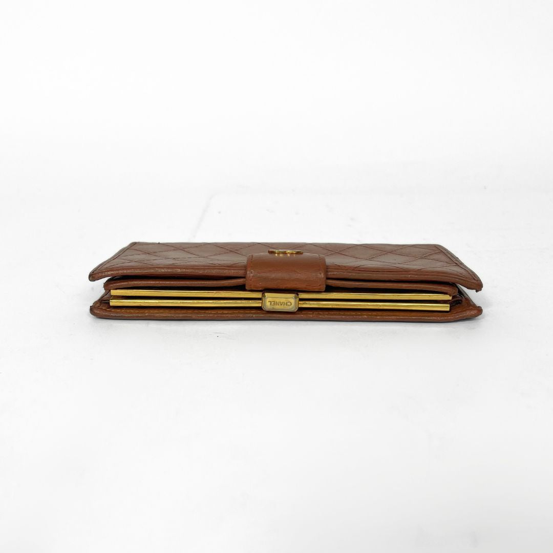 Chanel Chanel Wallet Brown Lambskin - Wallets - Etoile Luxury Vintage