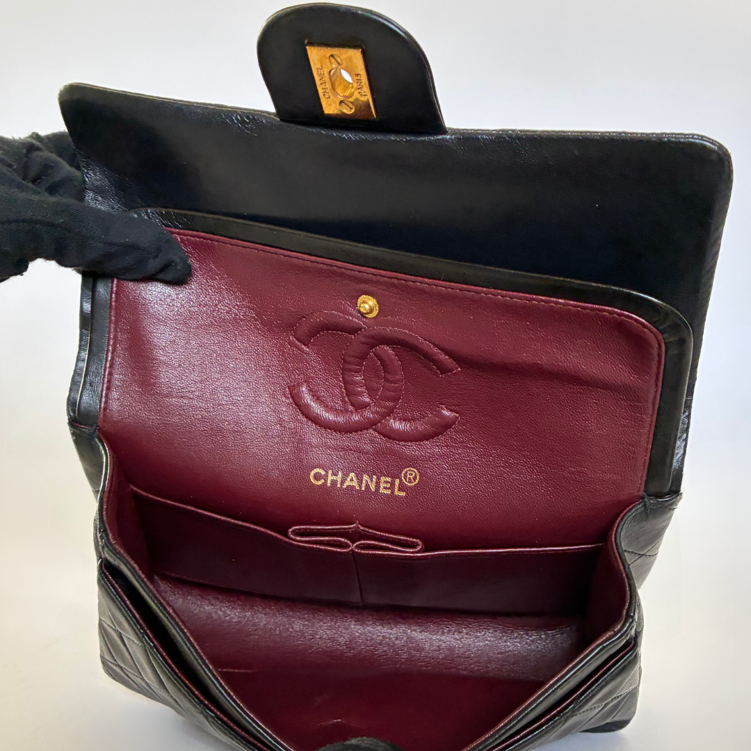 Chanel Classic Flap Bag Small Lambskin Leather
