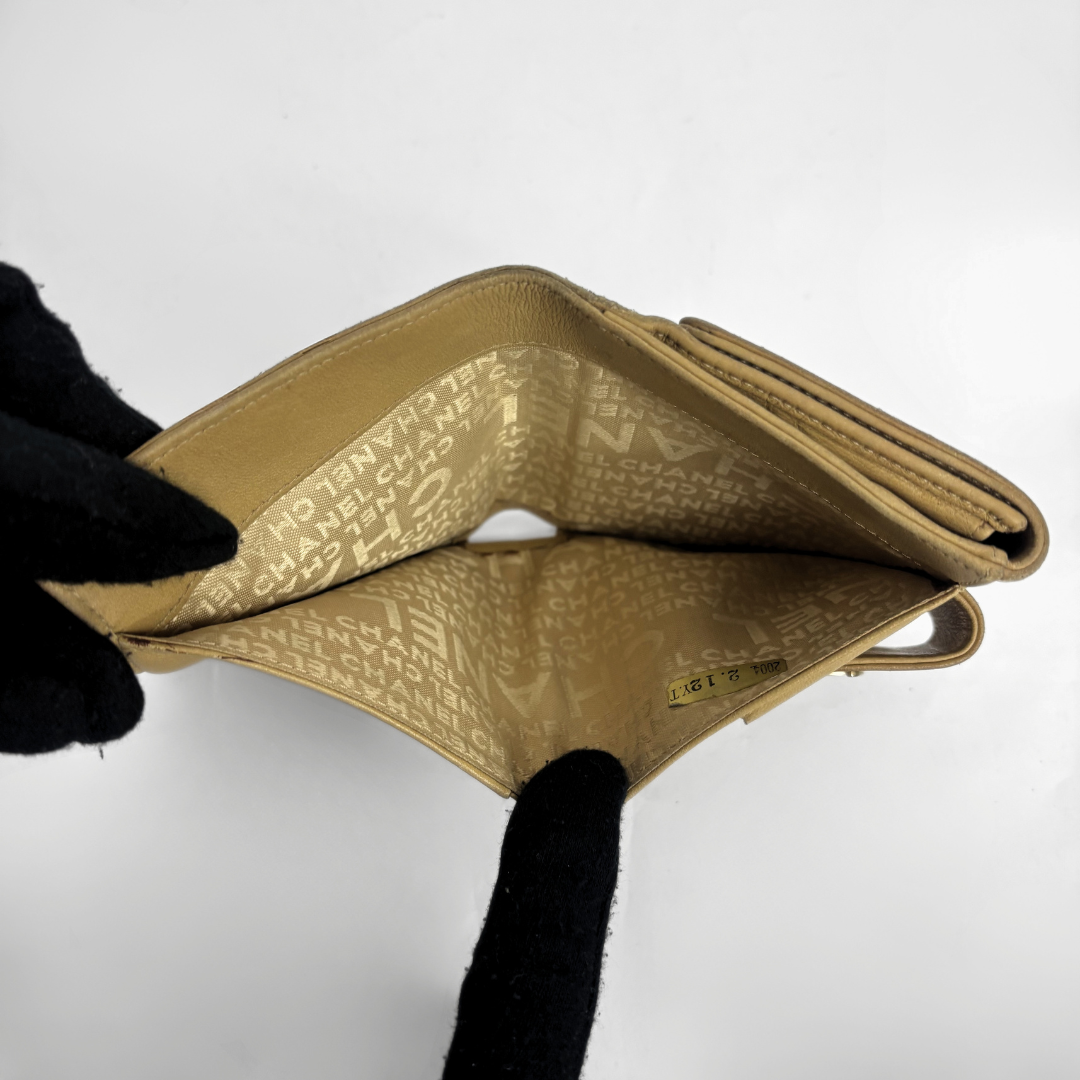 Chanel yellow small wallet